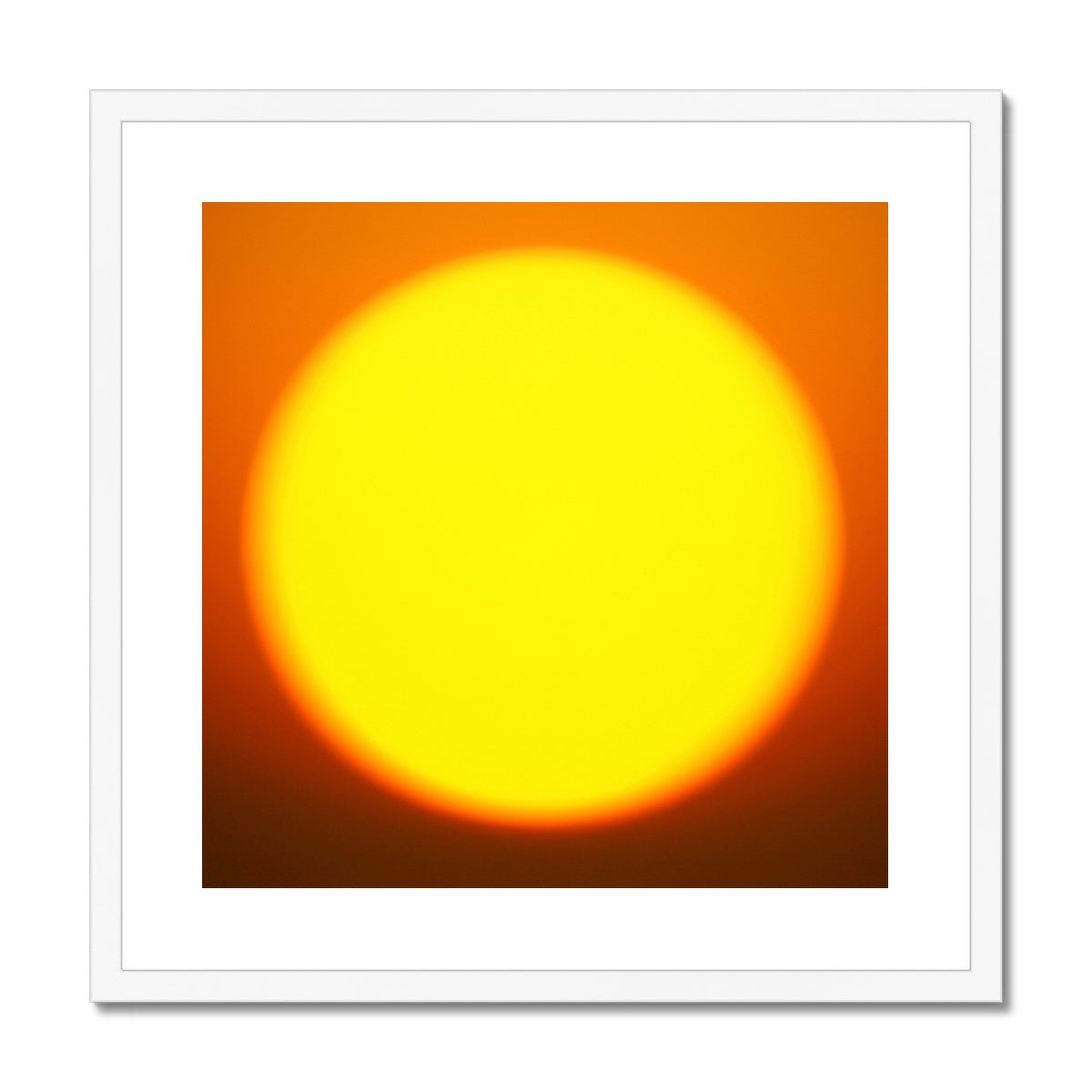 Golden Sun Framed & Mounted Print