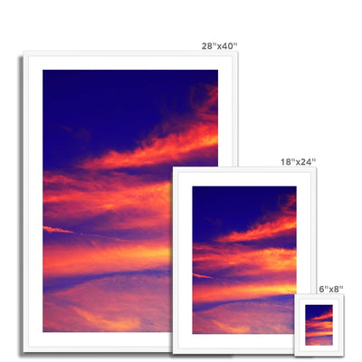 Electric Magical Sky Framed & Mounted Print | Feel Good Images