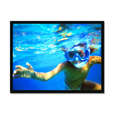 Bedouin Aqua Girl - The Red Sea - Egypt Framed Print | Feel Good Images
