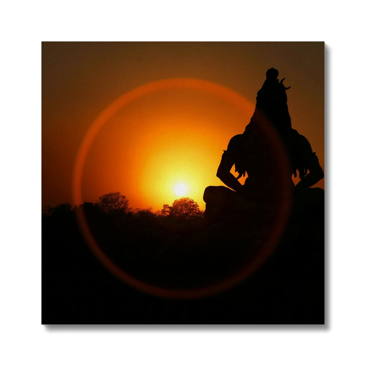 Golden Shiva - Canvas