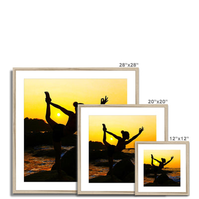 Yoga Dancer Framed & Mounted Print | Feel Good Images