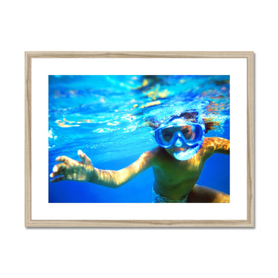 Bedouin Aqua Girl - The Red Sea - Egypt Framed & Mounted Print | Feel Good Images