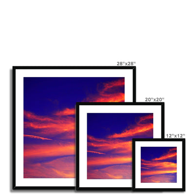 Electric Magical Sky Framed & Mounted Print | Feel Good Images