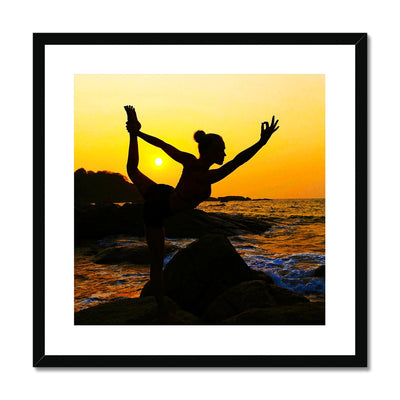 Yoga Dancer Framed & Mounted Print | Feel Good Images