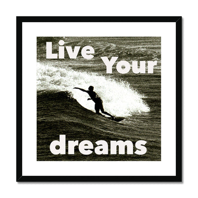 Awesome Surfer ~ Framed & Mounted Print | Feel Good Images