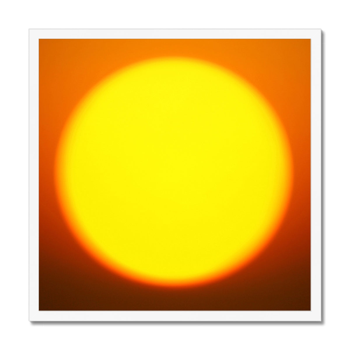 Golden Sun - Framed Print