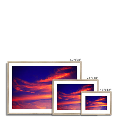 Electric Magical Sky Framed & Mounted Print | Feel Good Images