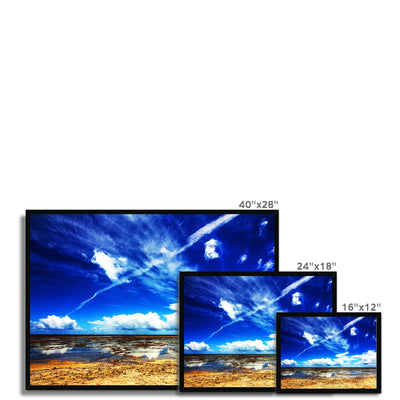 Bahia Electric Aqua Blue II - Brasil - Framed Print | Feel Good Images