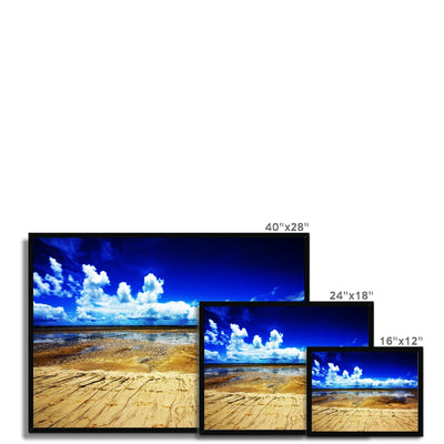 Bahia Electric Aqua Blue - Brasil Framed Print | Feel Good Images