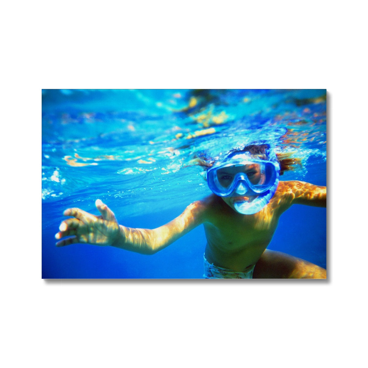 Bedouin Aqua Girl - The Red Sea - Egypt Canvas