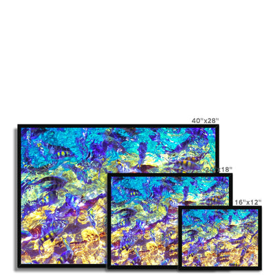 La Natural Piscina - San Andres Colombia Framed Print | Feel Good Images