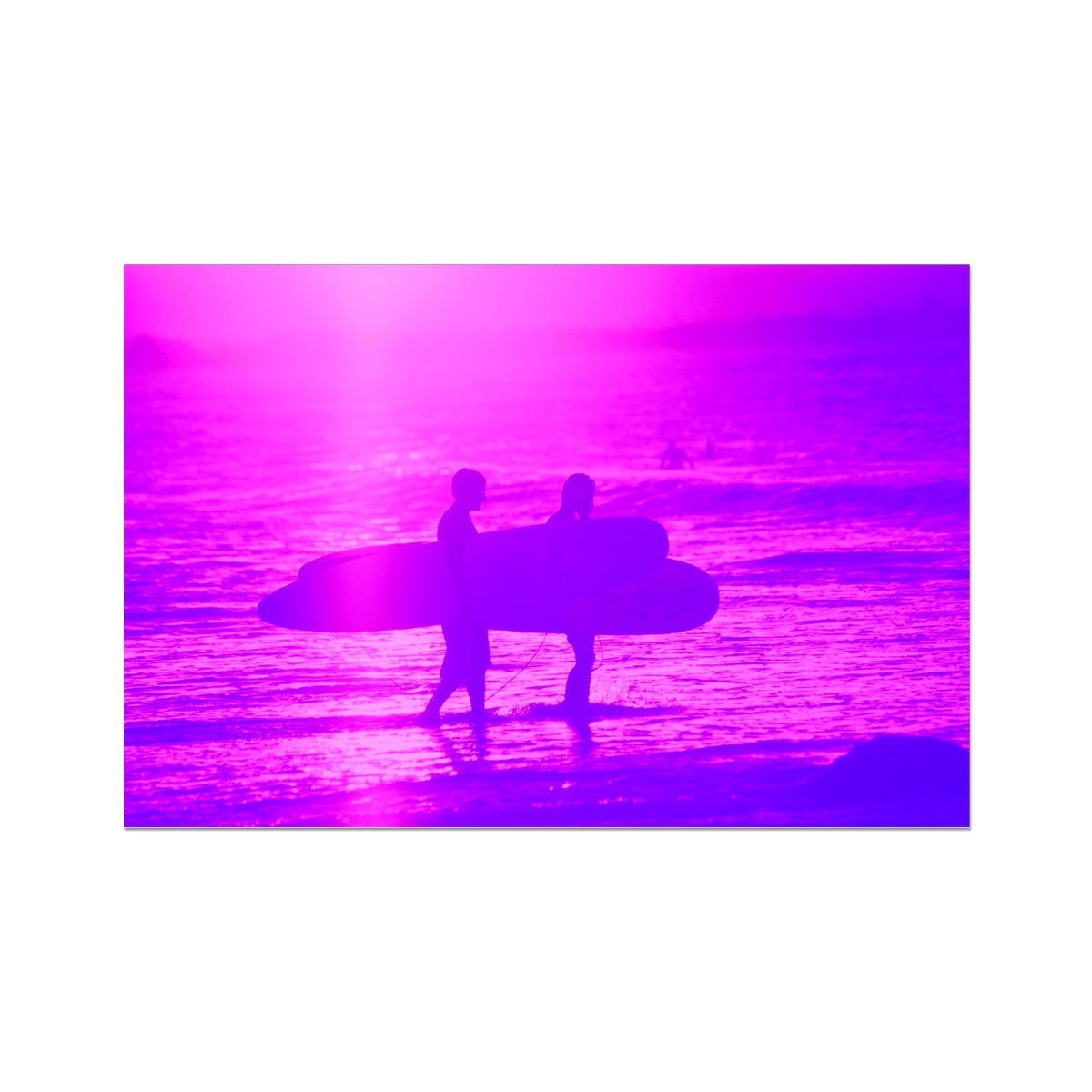 Surf Lovers - Australia - Photo Art Print
