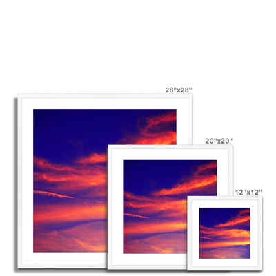 Electric Magical Sky Framed & Mounted Print | Feel Good Images