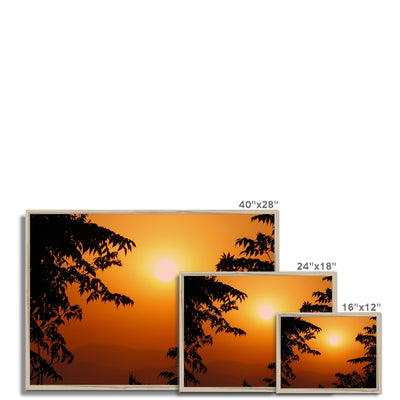 Golden Sun Glow Framed Print | Feel Good Images