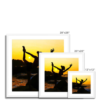 Yoga Dancer Framed & Mounted Print | Feel Good Images