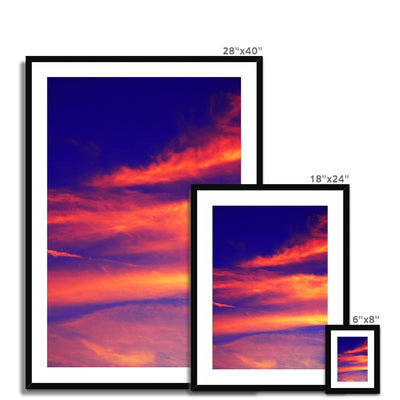 Electric Magical Sky Framed & Mounted Print | Feel Good Images