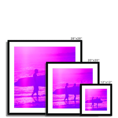 Surf Lovers - Australia - Framed & Mounted Print | Feel Good Images