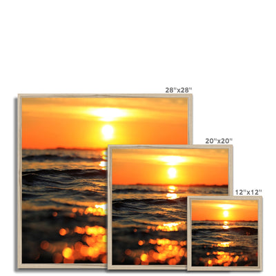 Golden Sea Vibes - Framed Print | Feel Good Images