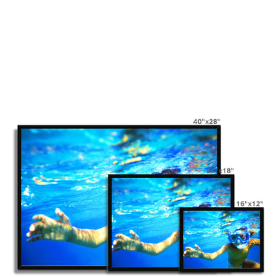 Bedouin Aqua Girl - The Red Sea - Egypt Framed Print | Feel Good Images
