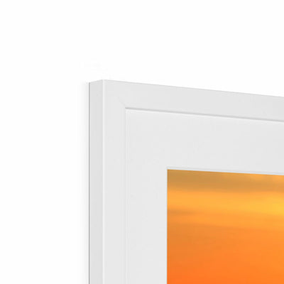 Golden Sea Vibes Framed & Mounted Print | Feel Good Images
