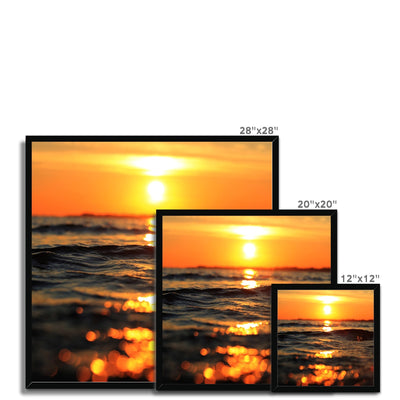 Golden Sea Vibes - Framed Print | Feel Good Images