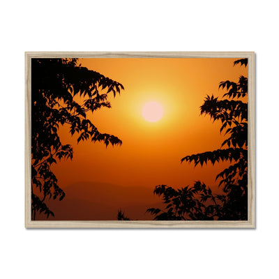 Golden Sun Glow Framed Print | Feel Good Images