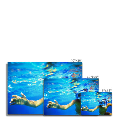 Bedouin Aqua Girl - The Red Sea - Egypt Canvas | Feel Good Images