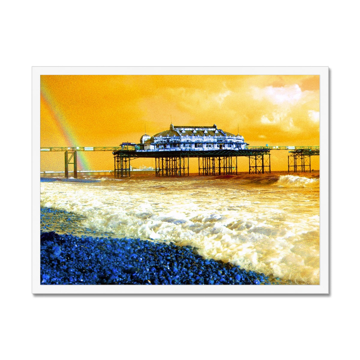 West Pier Rainbow - Brighton - Framed Print