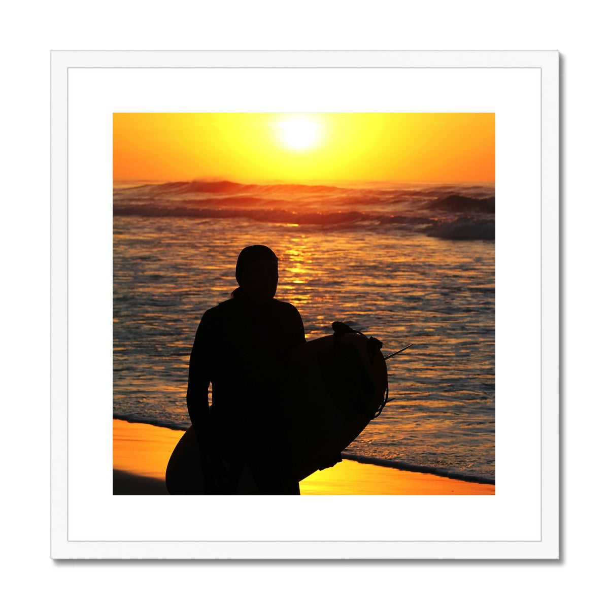 Surf Bliss Joy Framed & Mounted Print