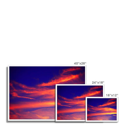 Electric Magical Sky Framed Print | Feel Good Images