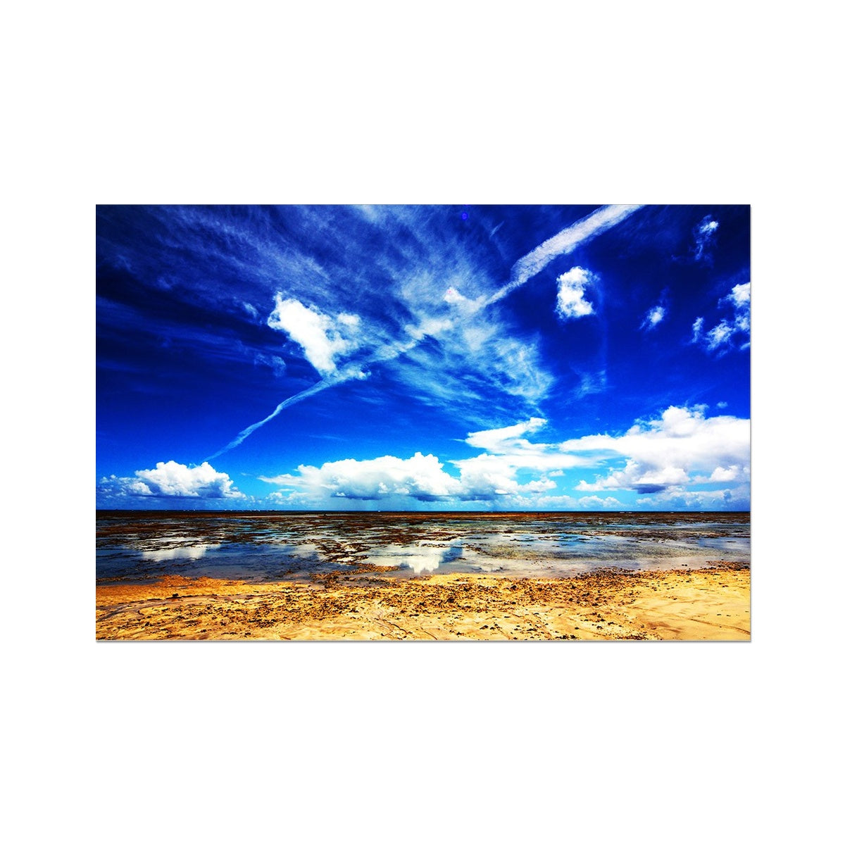 Bahia Electric Aqua Blue II - Brasil - Photo Art Print