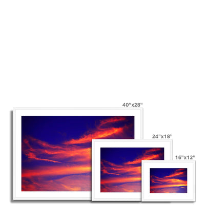 Electric Magical Sky Framed & Mounted Print | Feel Good Images