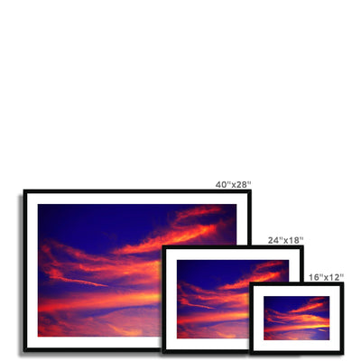 Electric Magical Sky Framed & Mounted Print | Feel Good Images
