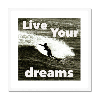 Awesome Surfer ~ Framed & Mounted Print | Feel Good Images