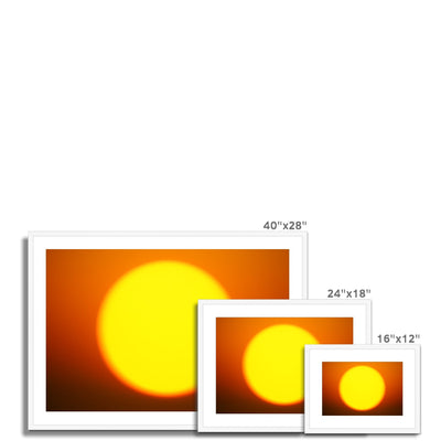 Golden Sun Dreams - Landscape Framed & Mounted Print | Feel Good Images