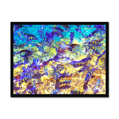 La Natural Piscina - San Andres Colombia Framed Print | Feel Good Images