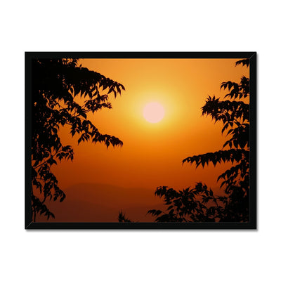 Golden Sun Glow Framed Print | Feel Good Images