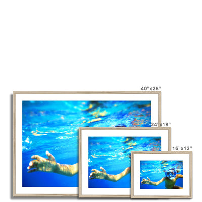 Bedouin Aqua Girl - The Red Sea - Egypt Framed & Mounted Print | Feel Good Images