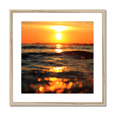 Golden Sea Vibes Framed & Mounted Print | Feel Good Images