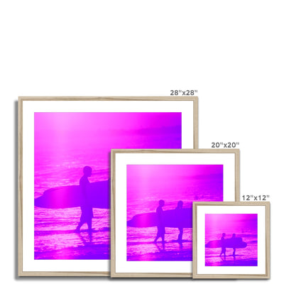 Surf Lovers - Australia - Framed & Mounted Print | Feel Good Images