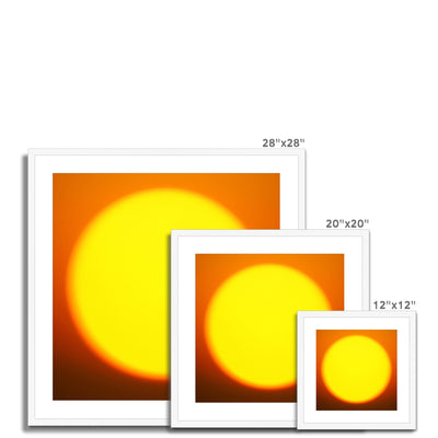 Golden Sun Framed & Mounted Print | Feel Good Images