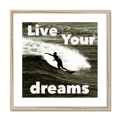 Awesome Surfer ~ Framed & Mounted Print | Feel Good Images