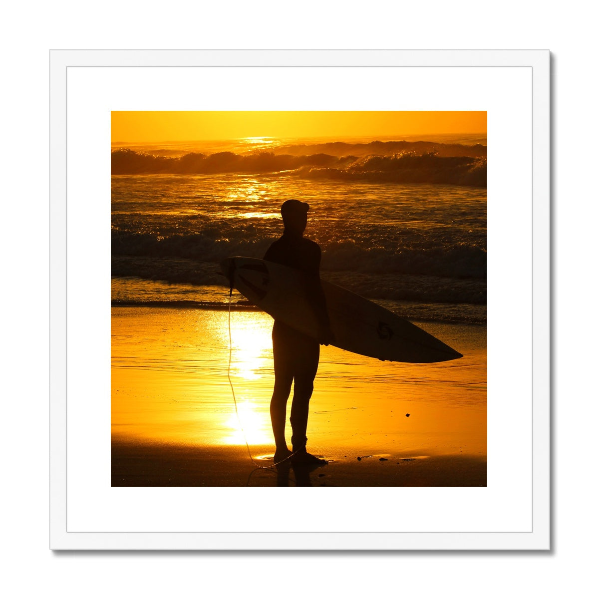Golden Days - Surf Vision - Framed & Mounted Print