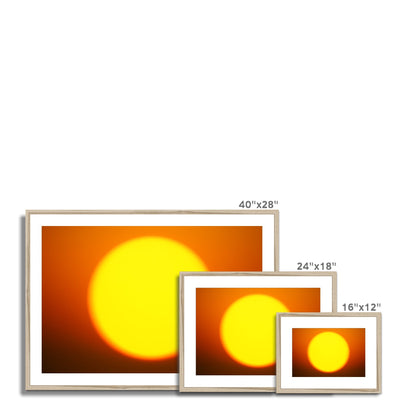 Golden Sun Dreams - Landscape Framed & Mounted Print | Feel Good Images