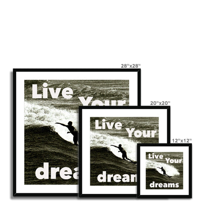 Awesome Surfer ~ Framed & Mounted Print | Feel Good Images
