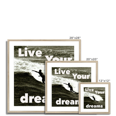 Awesome Surfer ~ Framed & Mounted Print | Feel Good Images