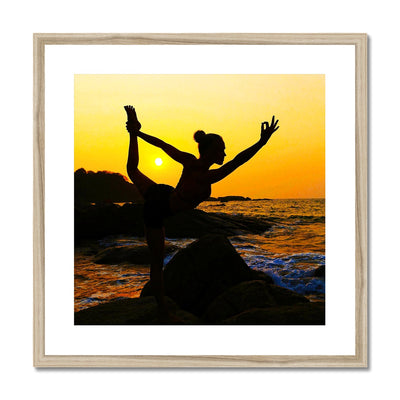 Yoga Dancer Framed & Mounted Print | Feel Good Images