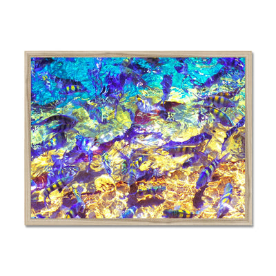 La Natural Piscina - San Andres Colombia Framed Print | Feel Good Images