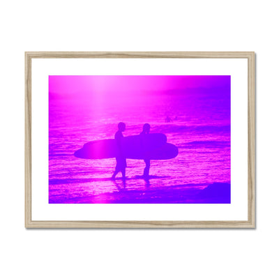 Surf Lovers - Australia - Framed & Mounted Print | Feel Good Images