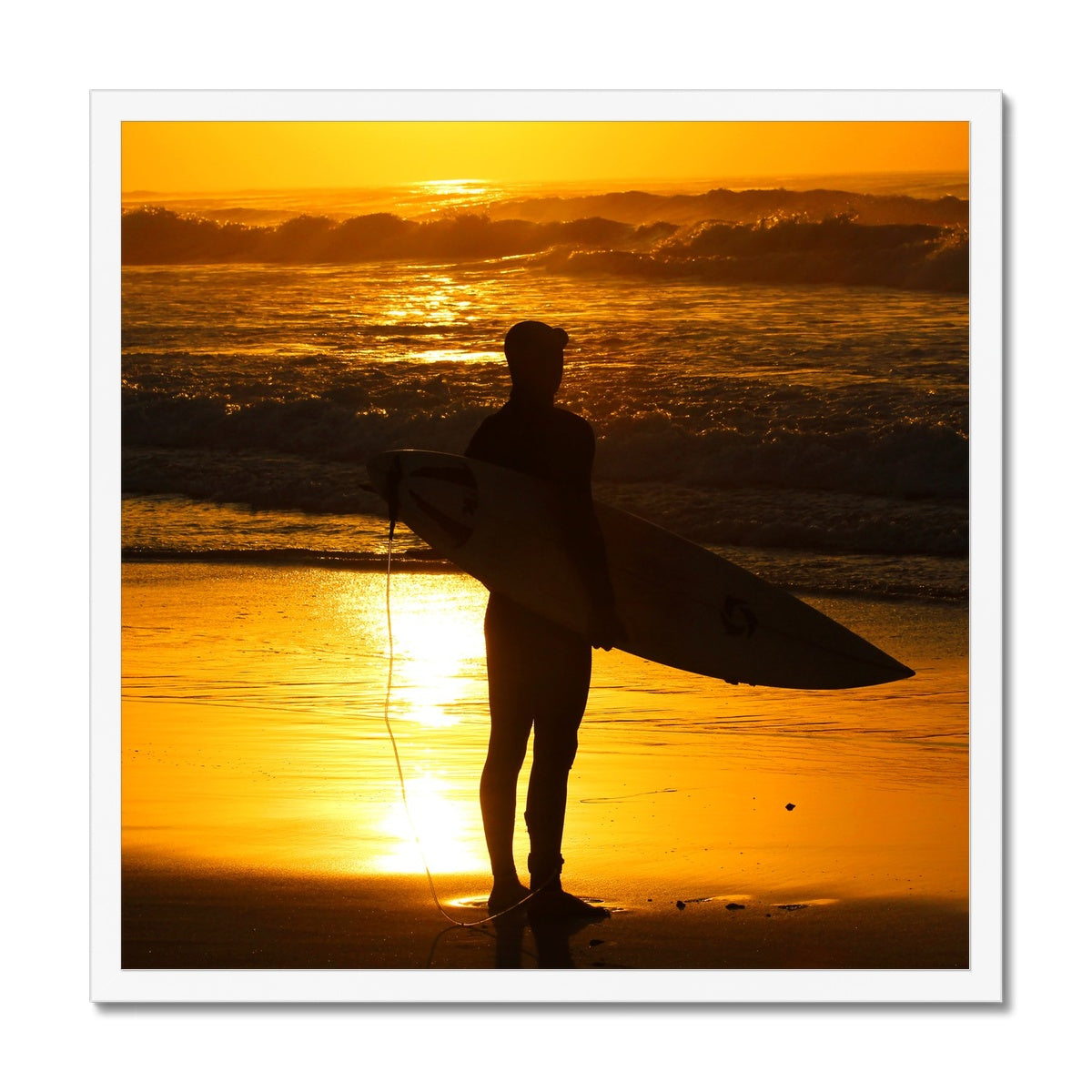 Golden Days - Golden Days - Surf Vision - Framed Print